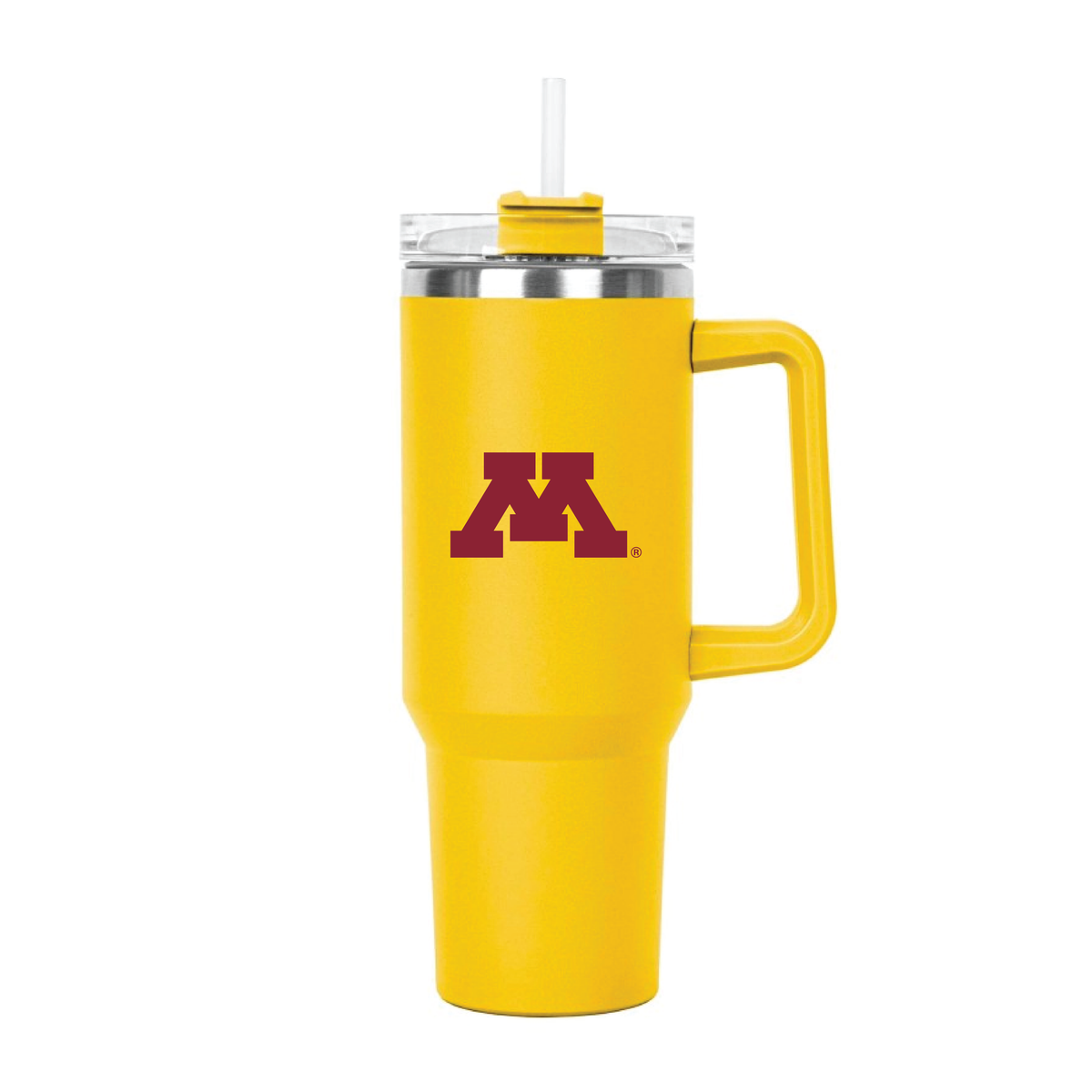 40 oz. Gold Hippo Mug with Straw Lid – MN Alumni Market