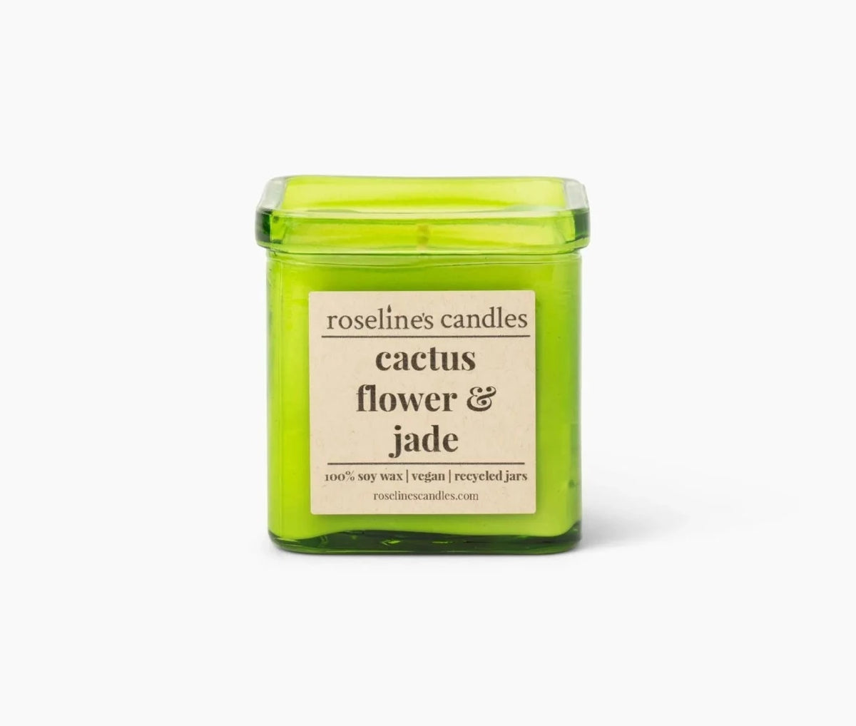 Cactus Flower and Jade Soy Candle Vegan Candle Natural Soy Wax