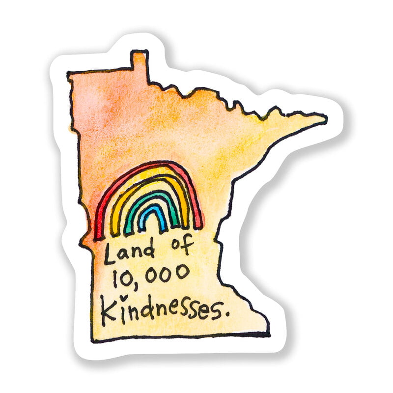 10K Kindness Sticker