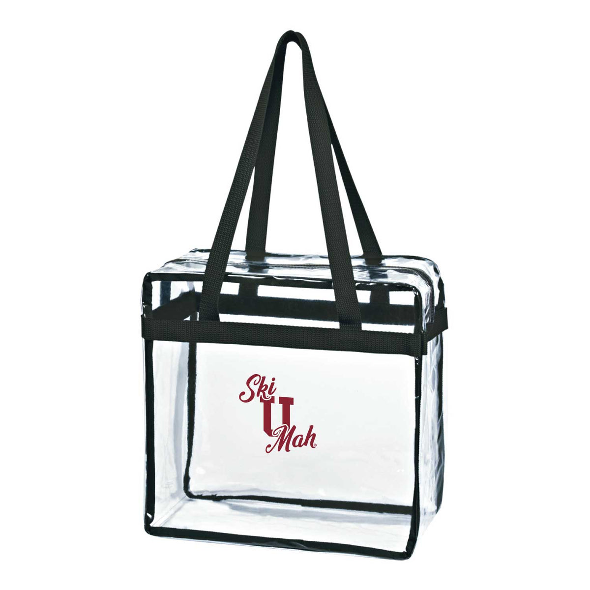 UNM Clear Stadium Bag with Zipper