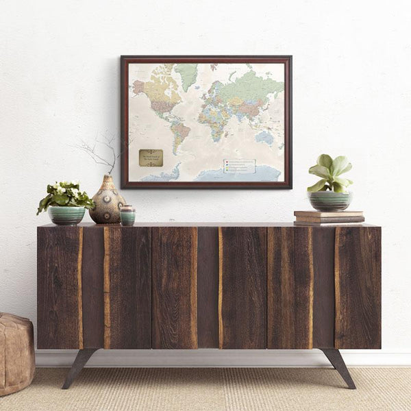 World Traveler Map - Personalized - ships directly from maker – MN Alumni  Market